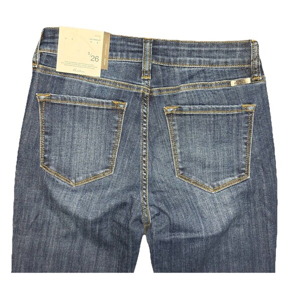 Kancan Jeans Womens 5/26 Mid Rise Super Skinny Distressed KC11237D - Picture 4 of 12